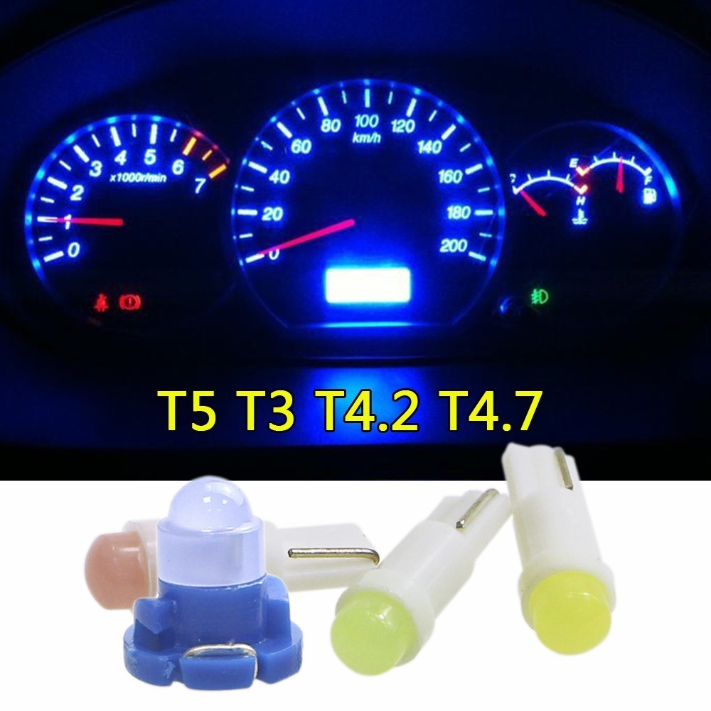 車品★T5 T3 T4.2 T4.7 Led COB儀表燈 室內燈 警示燈泡 面板燈 電燈泡 冷氣燈 排檔燈 12V