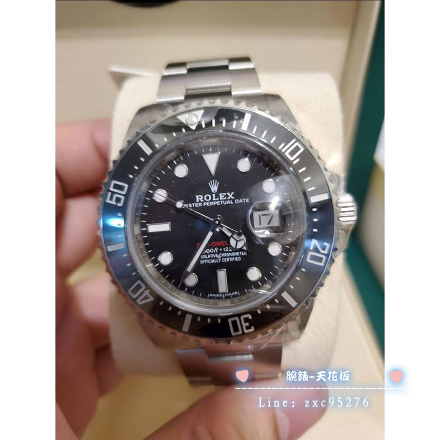 勞力士 126600 海使 Rolex Mk1 無皇冠 五十週年 單紅 Sea-dweller 陶瓷圈腕錶