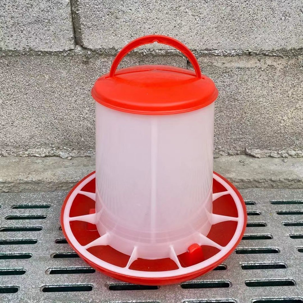 #精選優品#雞用飲水桶水壺飼料桶小雞飲水器水槽料桶喂食器食槽料槽養雞設備