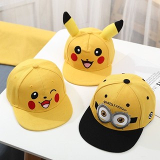 🎀爆款新品🎀皮卡丘棒球帽兒童網眼鴨舌帽女童夏季遮陽透氣小孩子卡通男孩帽子