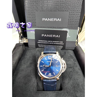 沛納海 PANERAI PAM1274 42mm Luminor Due 藍面 Pam01274 22年