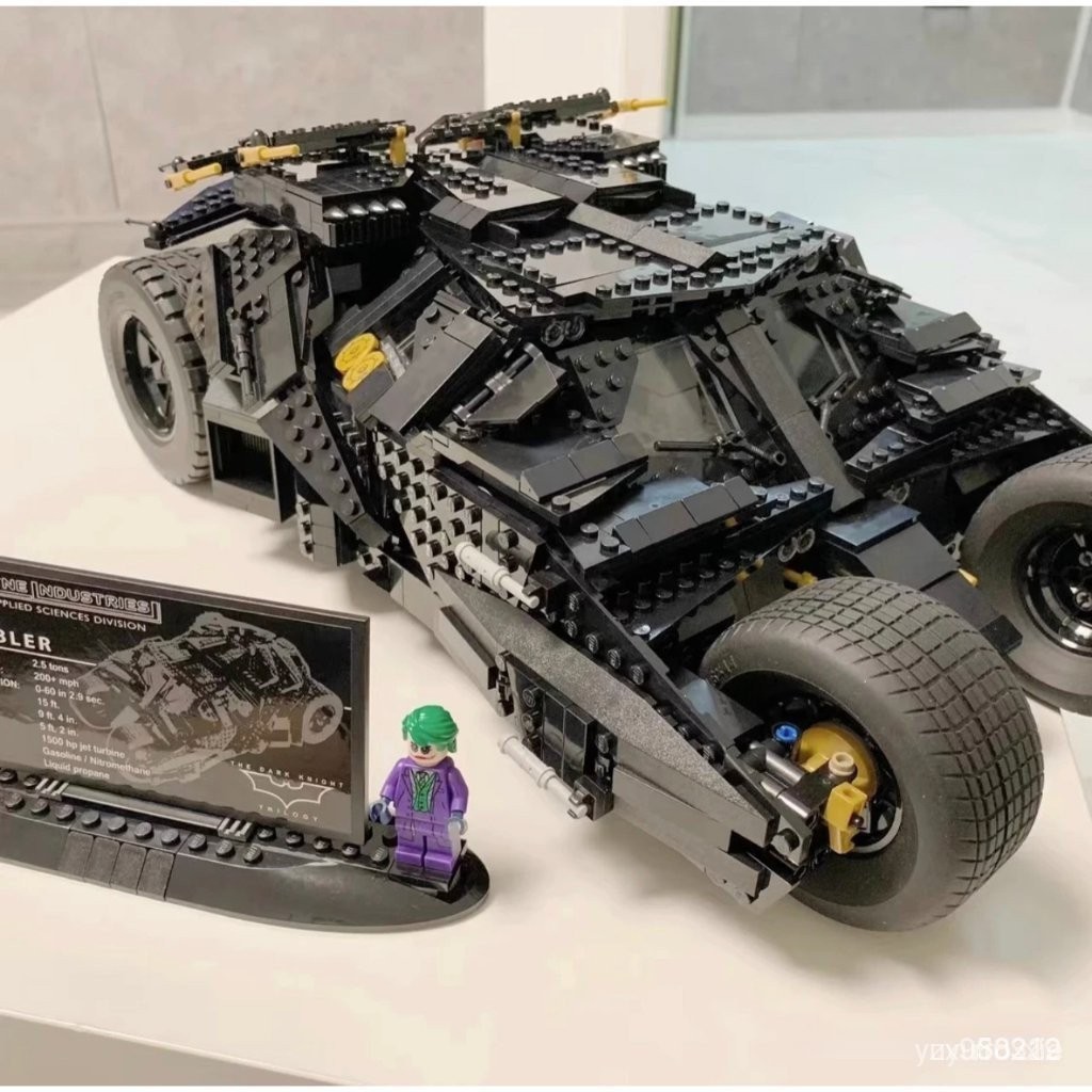 爆款特價 相容樂高 76240 蝙蝠戰車 1:8 積木車 蝙蝠機車 蝙蝠俠係列 組裝模型 跑車模型 蝙蝠俠闇黑騎士