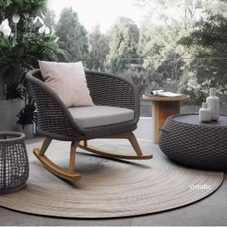 戶外 家具桌椅 沙發套件組合 庭院 別墅 藤編 北歐 設計 露天 陽臺 花園