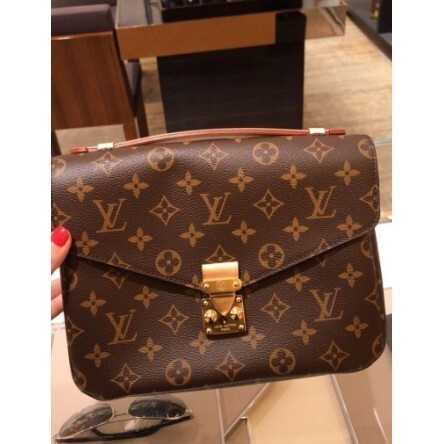 法國二手 LV LOUIS VUITTON POCHETTE METIS 老花 熱銷款 郵差包 學院包 M44875