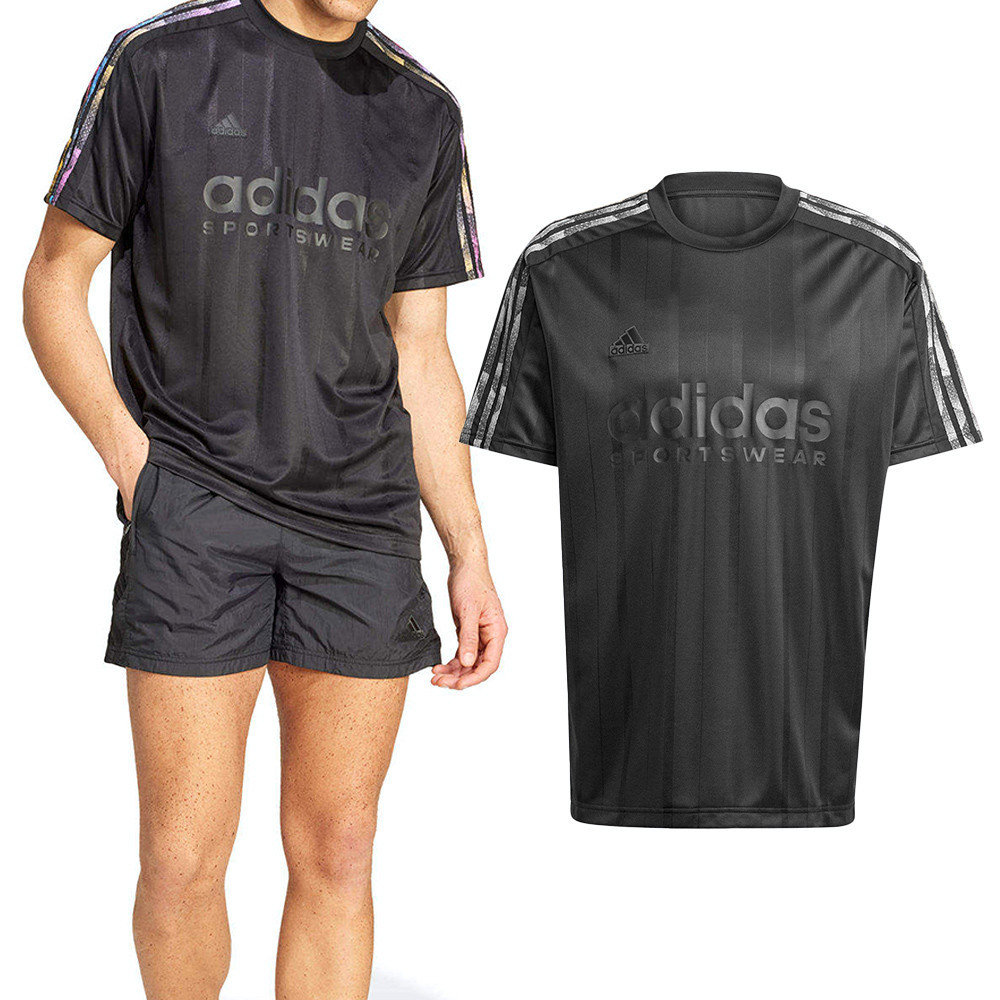 Adidas TIRO Tee 男款 黑色 運動 休閒 圓領 上衣 短袖 IP3786