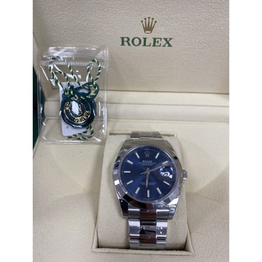 Rolex 勞力士 DATEJUST 126300藍面 只有名腕錶 酒可以抗通膨 所以有些東西放著 也是存錢 可以慢
