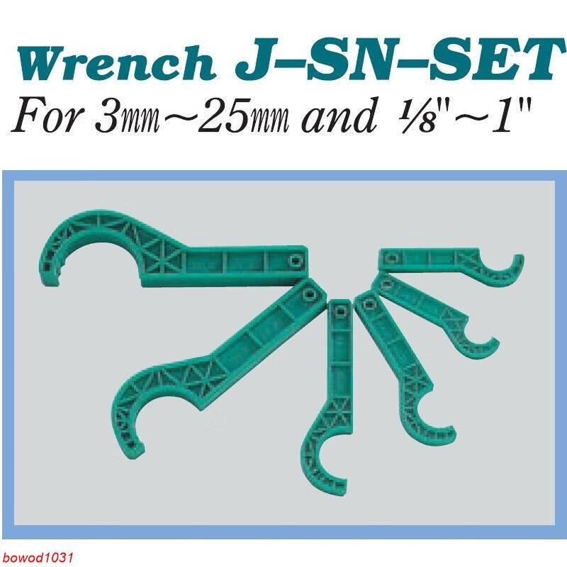 定制定制PFA扳手入珠接頭螺母扳手Wrench PILLAR塑料J-SN-SETP-SN