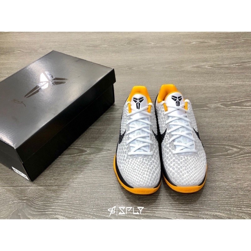 Nike Kobe 6 Retor 白黑黃 籃球鞋 科比 CW2190-100