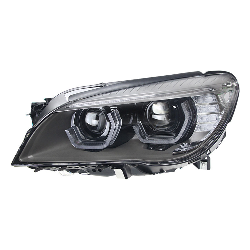 適用于09-15款BMW 7系F02大燈總成F01改裝LED勺子日行燈激光透鏡