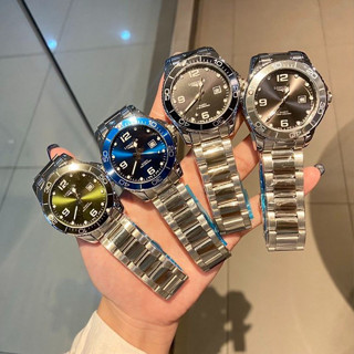 浪琴LONGINES手錶 康卡斯潛水系列 進口石英機芯 商務手錶 日歷手錶 多功能手錶 男士手錶 防水手錶 造型手錶