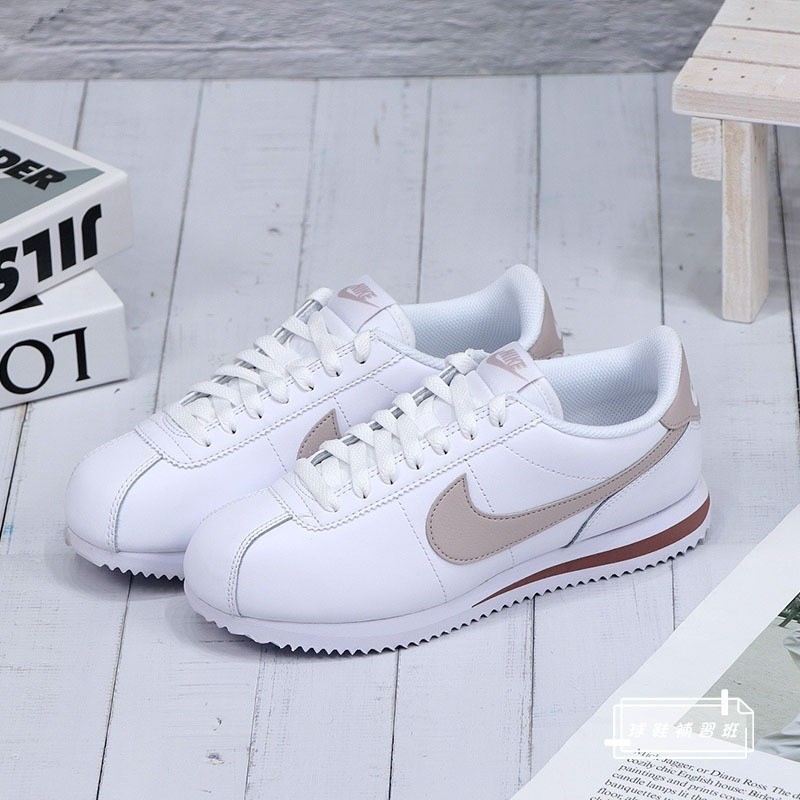 {正品}W NIKE CORTEZ PLATINUM 芋香奶 淡奶茶 阿甘鞋 皮革 女生 休閒 DN1791-105