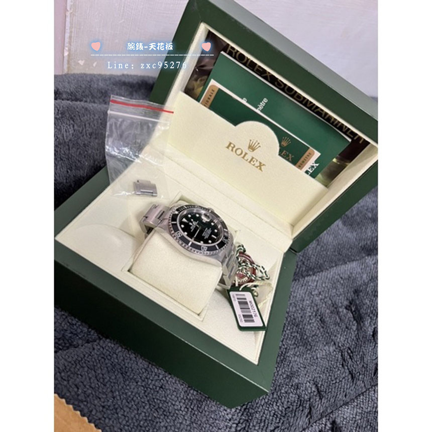 ROLEX總代理 16610 黑水鬼 M字頭 平頭A 9.999新 售價含臺灣勞力士 RSC驗腕錶腕錶