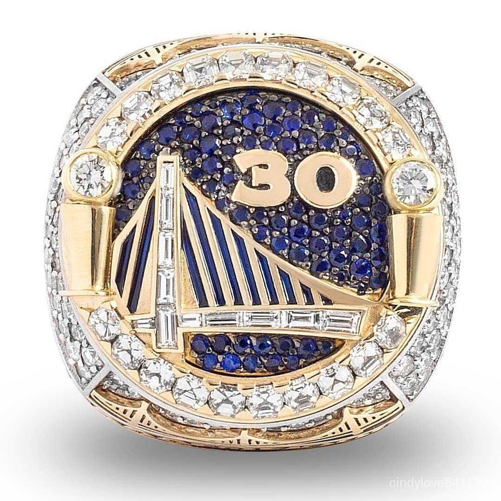 🔥免運熱賣🔥2018年NBA勇士總冠軍戒指庫裏杜蘭特湯普森球迷指環鑽戒翻蓋奢華