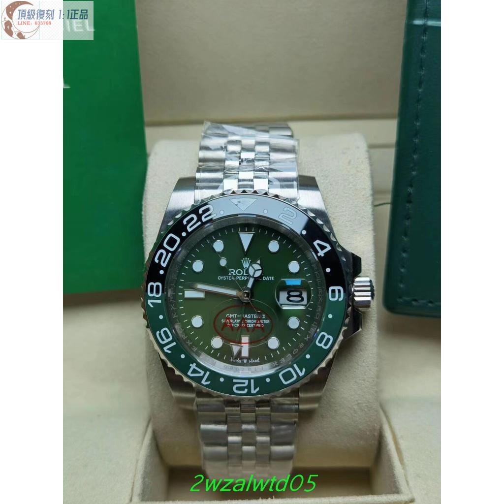 高端 勞力士ROLEX格林尼治型GMT-MasterII系列40mm腕錶機械錶瑞士錶綠水鬼勞力士ROL