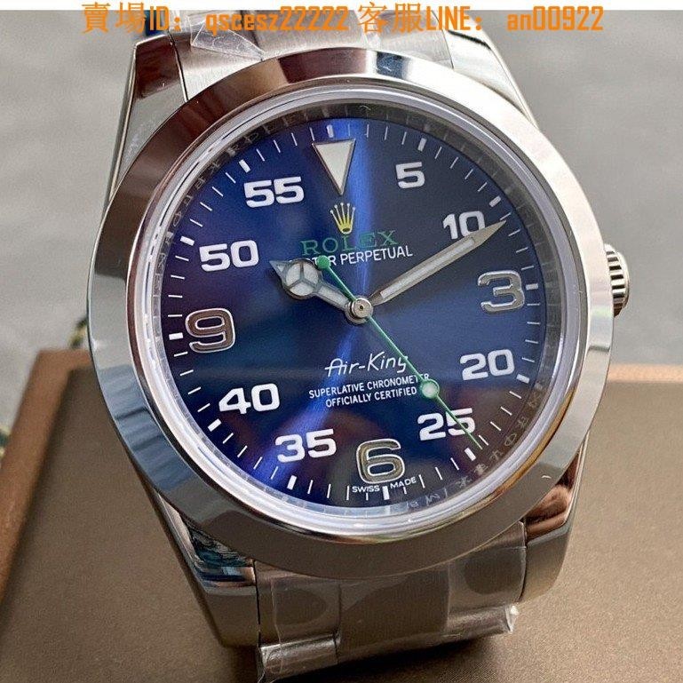 勞力士Rolex手錶空中霸王系列40mm機械錶精鋼錶帶經典男士休閑腕錶防刮藍寶石玻璃鏡面勞力士男錶