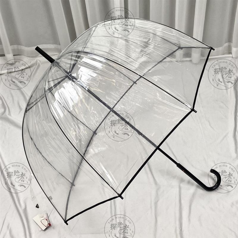【探險者】rainbow1949 女王同款阿波羅手動氣質網紅拱形 透明雨傘