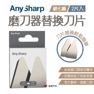 【AnySharp】磨刀器替換刀片 替換刀片 刀片 磨刀神器 快速磨刀器 磨刀機 露營 悠遊戶外