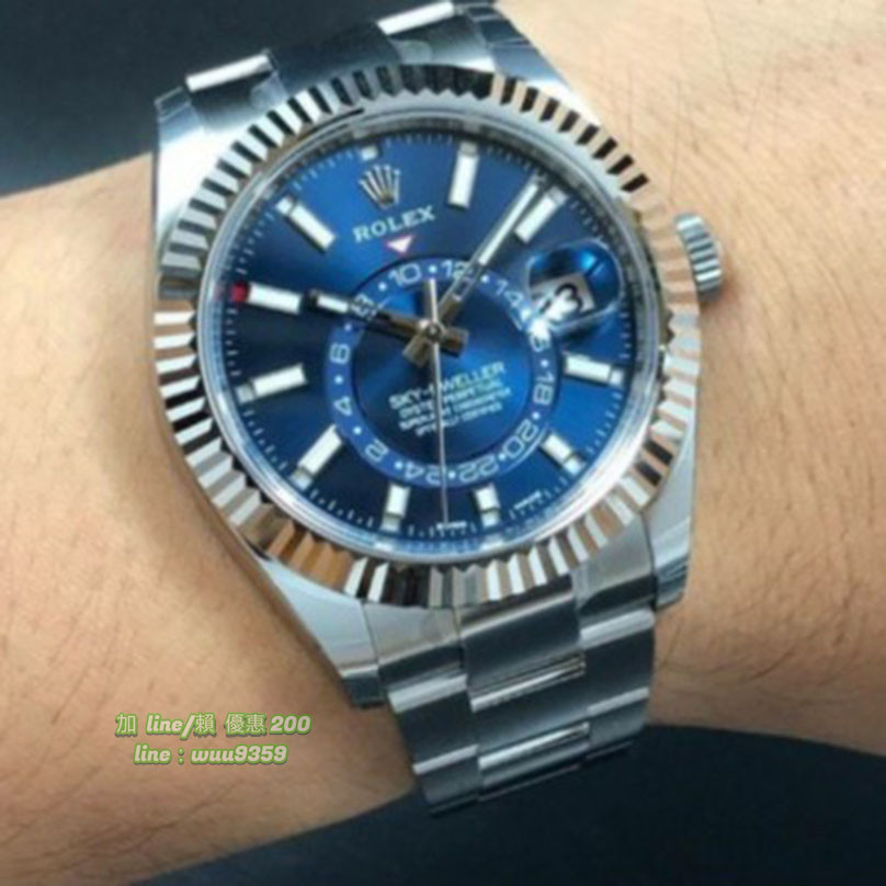 Rolex 勞力士 326934 2019 Sky-Dweller 天行者 年曆 藍面 LR79