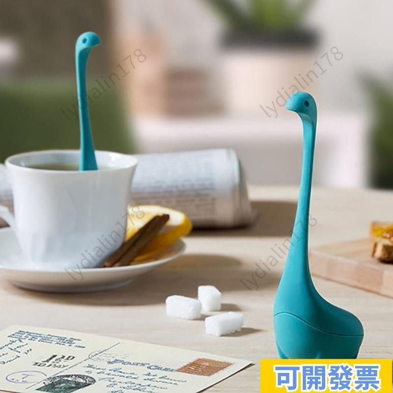 免運唷🔥 尼斯湖水怪泡茶器 環保 水怪矽膠濾茶器 茶漏水怪泡茶器 茶漏 茶葉過濾器 茶隔 創意泡茶 送禮 交換禮物
