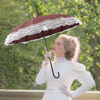新款優惠現貨寶塔傘蕾絲傘流蘇傘婚傘直桿傘裙邊傘遮陽傘公主傘晴防曬雨傘