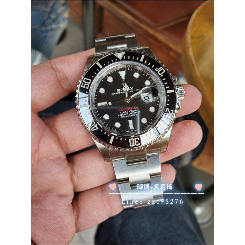 勞力士 126600 Mk2 海使 Rolex 皇冠 126600Mk2 五十週年 單紅腕錶