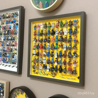 🔥相容樂高拚裝收納框 玩具相框 兒童 人仔展示盒 積木展示框 墻麵掛畵 相框 男孩聖誕節禮物 LCTC