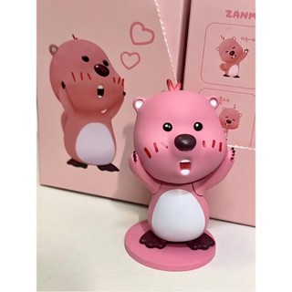 正版 韓國露比loopy盲盒粉色小海狸一二三代可愛手辦周邊禮物擺件