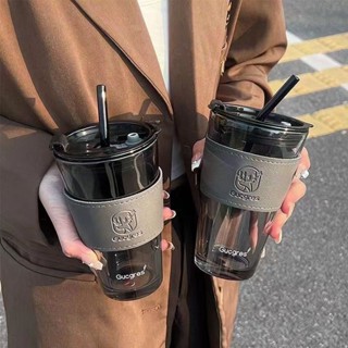 大容量保溫保冷杯 創意吸管杯 不鏽鋼保溫水壺 ins咖啡隨行杯 便攜手提冰霸杯 小眾高顏值玻璃杯 大容量咖啡杯 高階伴手