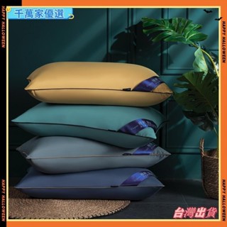 👉臺灣👉彩色枕頭 3D立體羽絲絨填充 絲光枕套 超蓬鬆 防菌抗蟎 親膚舒適G