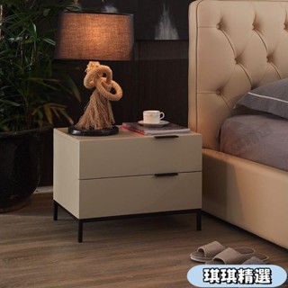 【新品】大佧創意北歐床頭櫃意式極簡鐵藝儲物櫃現代簡約床頭收納櫃環保CHN