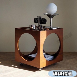 【熱銷】北歐邊幾實木沙發邊櫃小茶幾方幾客廳傢具床頭桌子小型角幾簡約CHN