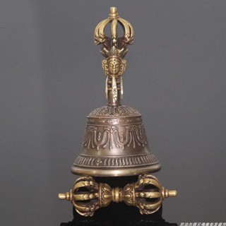 【法器 鈴鐺】法鈴鈴鐺 九股金剛鈴杵 尼泊爾手工銅鈴鐺 藏傳佛教法器 金剛法鈴 聲音宏亮
