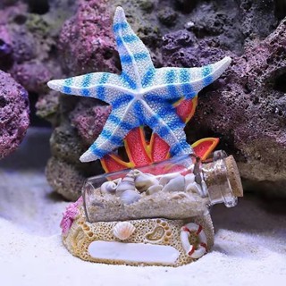 魚缸造景 魚缸裝飾品 水族箱造景 魚缸裝飾 水族箱裝飾 魚缸擺件 魚缸珊瑚裝飾小丑魚海底總動員漂流瓶水族箱造景佈景擺件仿
