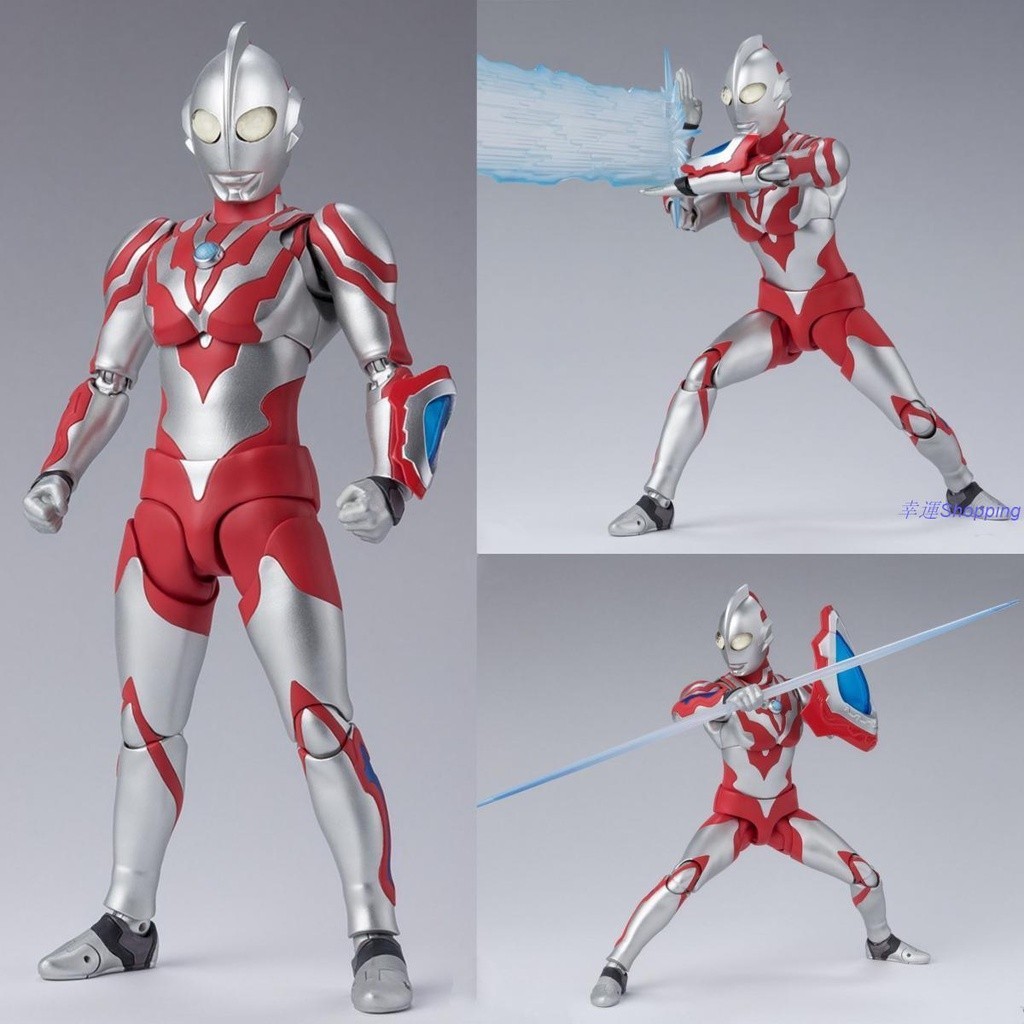 同威臻選 奧特曼手辦 超人力霸王玩偶 超人玩具 超可動人偶 SHF利布特奧特曼銀河格斗超可動模型手辦兒童男玩具人偶擺件禮