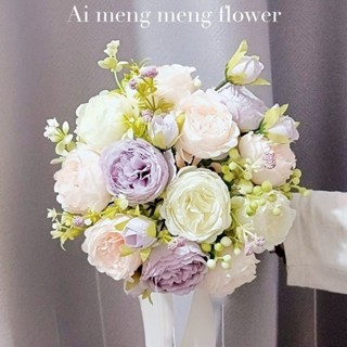 💥新娘捧花 求婚花束 手捧花新娘 韓式婚禮 結婚領證模擬花束 森係婚紗攝影 拍照道具 手捧花【琳黛】