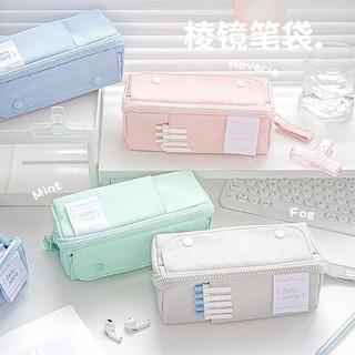 隔日達 台灣現貨 RosyPosy 大容量筆袋 多功能筆盒 鉛筆盒 文具收納 學生文具 文具袋 考試用筆袋