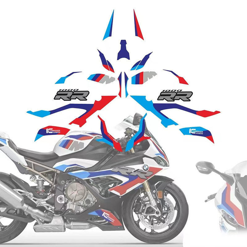 #車貼#適用寶馬S1000RR改裝件 寶馬M1000RR貼紙 19-23 S1000RR全車貼