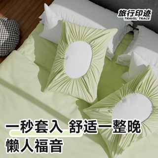 💥臺灣出貨💥一次性枕套枕巾旅行枕頭套加厚隔臟雙人火車臥鋪單人酒店床上用品 一次性枕套 SEQM