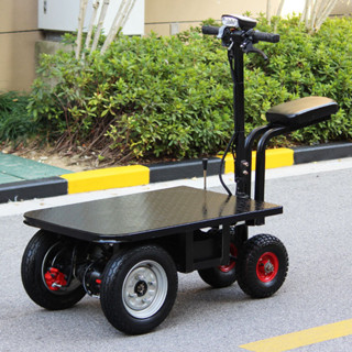 【五金百貨 限量特惠K】倒騎驢 電動手推車 平闆車 擺攤拉貨三輪車 工地拉水泥搬運車 小推車