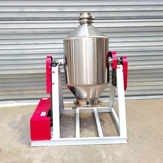 【熱銷機器搶購中】 混閤機 不銹鋼攪拌機 咖啡粉幹粉混閤機 辣椒調味品多功能鼓式混閤裝置