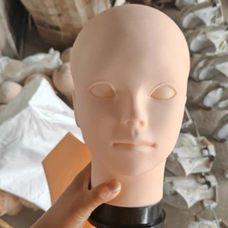 ⭐頭模⭐橡膠假人頭頭圍54釐米放置假發造型頭cos毛娘美發修毛專用頭模型 安妮