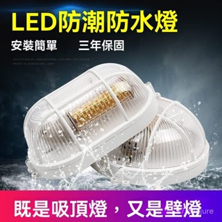 免運 貨損包賠 led防爆燈防水防潮防塵三防燈衛生間陽臺倉庫廠房吸頂燈戶外壁燈 EJ4R