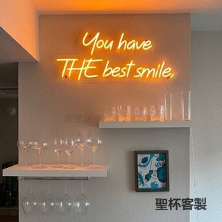 聖杯客製 客製化 定製英文字母霓虹燈酒吧咖啡店鋪招牌房間裝飾燈拍照掛牆造型燈