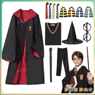 👹免運👹哈利波特衣服魔法袍cos服全套格蘭芬多兒童扮演巫師校服鬥蓬周邊 萬聖節服飾 角色扮演 環球影城衣服