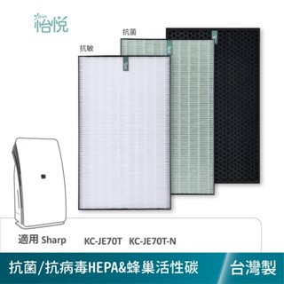 怡悅 HEPA 濾心 濾網 適用 夏普 SHARP KC-JE70T KC-JE70T-N FZ-E70HFE