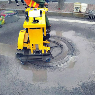 【熱銷機器搶購中】 切圓機 井蓋切圓機 市政道路窨井蓋切縫機 水泥混凝土瀝青路麵圓形切割機