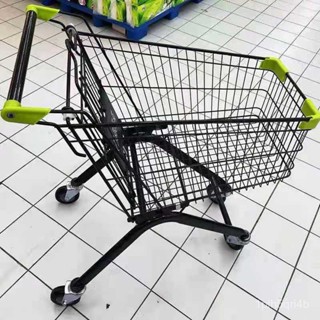 超市購物車商場手推車買菜小拉車黑色購物車物業小推車倉庫理貨車 購物車 超市推車 手推車 賣場推車 手推車