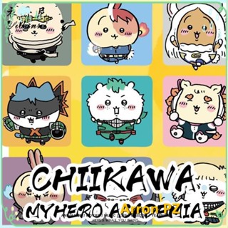 👕熱銷👕 chiikawa吉伊卡哇聯名我的英雄學院周邊夏季T恤純棉學生半袖衣服 PZ