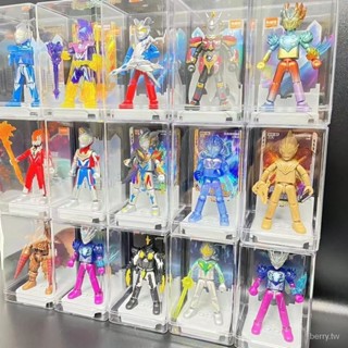 布魯剋收納盒奧特曼展示盒群星版桌麵展示盒網紅玩具擺件透明展示 透明展示箱 模型定製 積木高達模型收納櫃 防塵罩