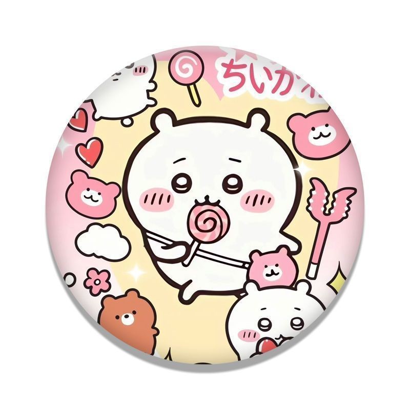 【喵喵🐾】爆款精選💜💜自嘲熊CHIIKAWA徽章小八烏薩奇吉伊飛鼠獺師可愛吧唧胸針二次元